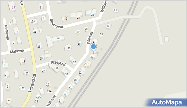 Nowy Dwór Gdański, Willowa, 31, mapa Nowy Dwór Gdański