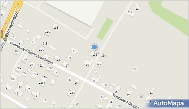 Nowy Sącz, Wieniawy-Długoszowskiego Bolesława, gen., 19B, mapa Nowego Sącza