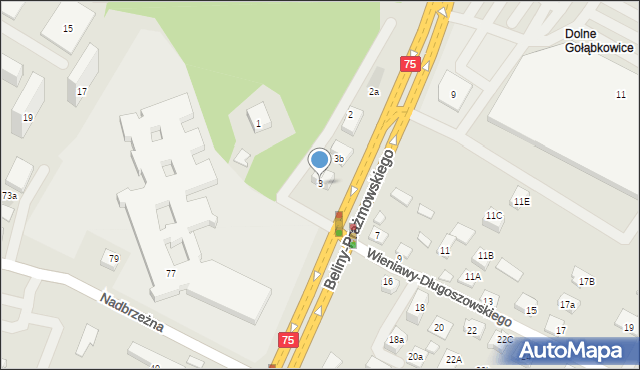 Nowy Sącz, Wieniawy-Długoszowskiego Bolesława, gen., 3, mapa Nowego Sącza