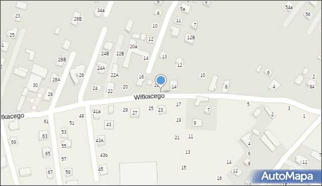 Nowy Sącz, Witkacego Stanisława, 55, mapa Nowego Sącza