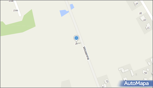 Nowy Wilków, Wiosenna, 19, mapa Nowy Wilków