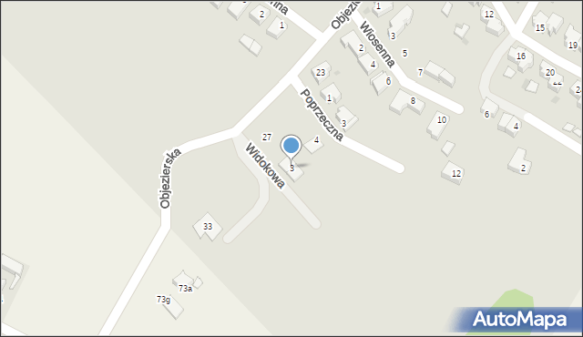 Oborniki, Widokowa, 3, mapa Oborniki