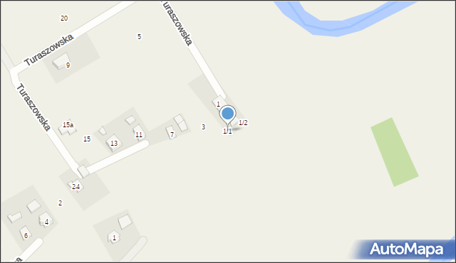 Odrzykoń, Wisłocza, 1/1, mapa Odrzykoń