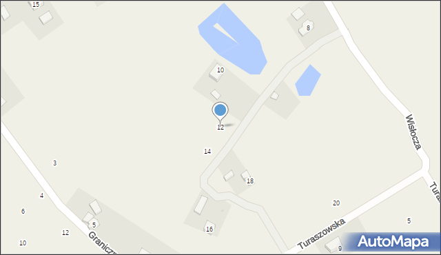 Odrzykoń, Wisłocza, 12, mapa Odrzykoń
