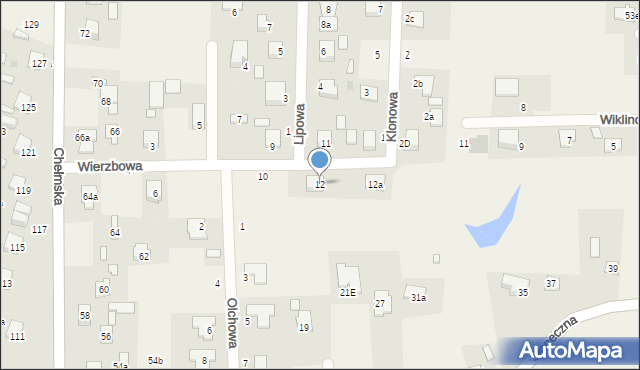 Okszów-Kolonia, Wierzbowa, 12, mapa Okszów-Kolonia