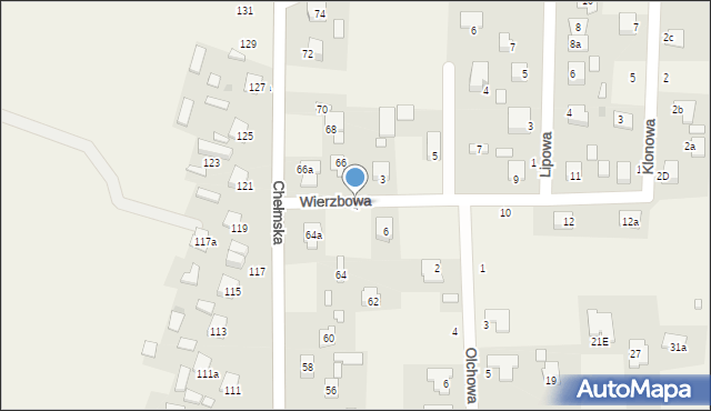 Okszów-Kolonia, Wierzbowa, 4, mapa Okszów-Kolonia