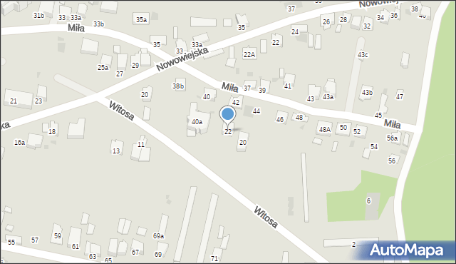 Olkusz, Witosa Wincentego, 22, mapa Olkusz