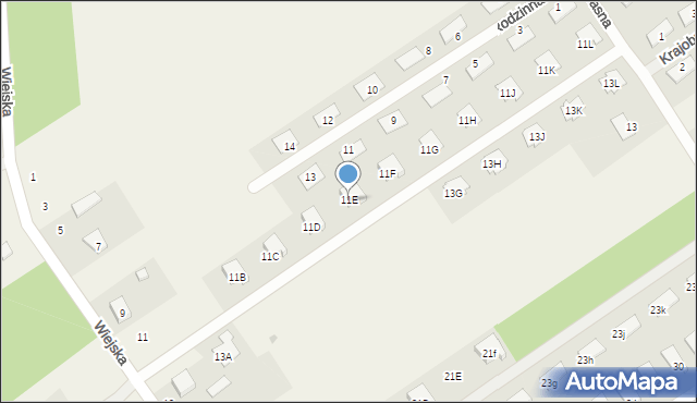 Olszewnica Stara, Wiejska, 11E, mapa Olszewnica Stara