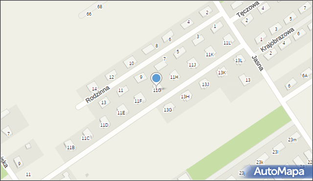 Olszewnica Stara, Wiejska, 11G, mapa Olszewnica Stara