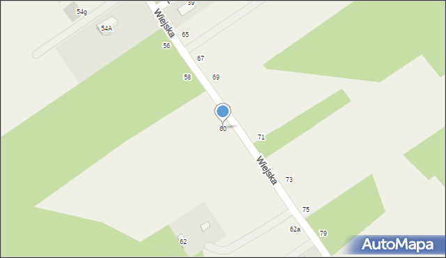 Olszewnica Stara, Wiejska, 60, mapa Olszewnica Stara