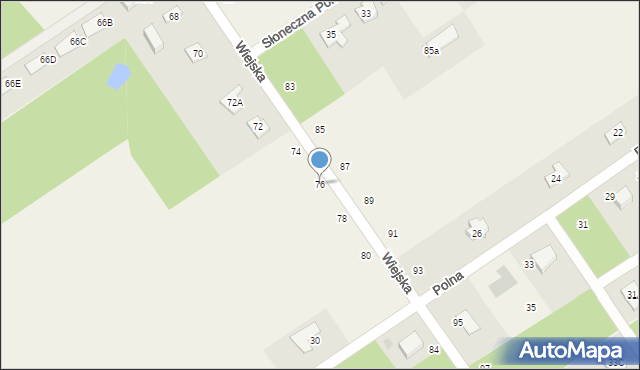 Olszewnica Stara, Wiejska, 76, mapa Olszewnica Stara