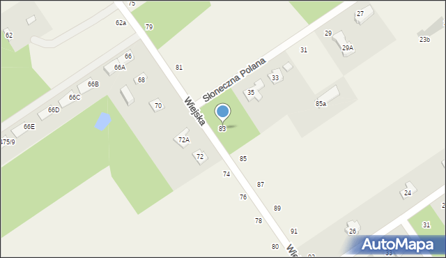 Olszewnica Stara, Wiejska, 83, mapa Olszewnica Stara