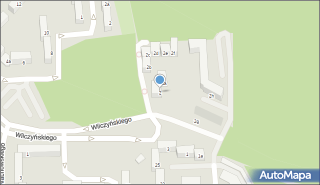 Olsztyn, Wilczyńskiego Tomasza, bp., 2, mapa Olsztyna