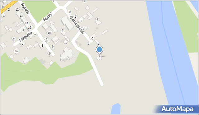 Opatowiec, Wiślana, 4, mapa Opatowiec