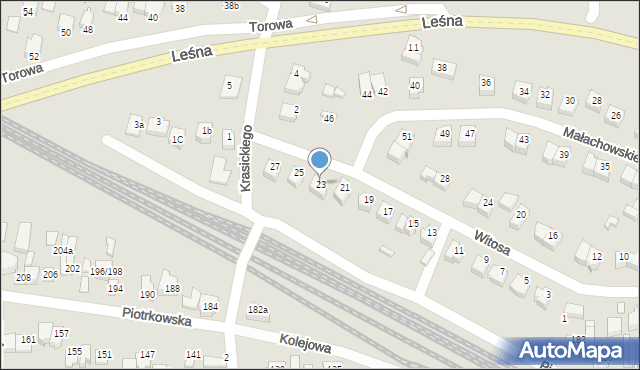 Opoczno, Witosa Wincentego, 23, mapa Opoczno