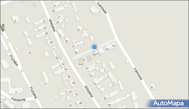 Opole, Wiejska, 41d, mapa Opola