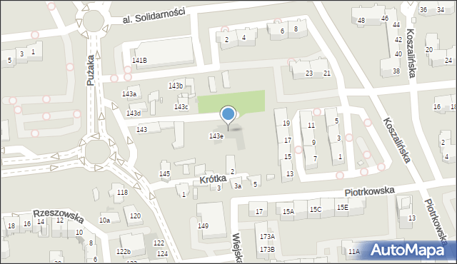 Opole, Wiejska, 143f, mapa Opola