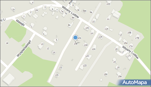 Orzesze, Wiosny Ludów, 10e, mapa Orzesze