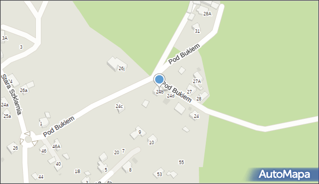 Orzesze, Wiosny Ludów, 24b, mapa Orzesze