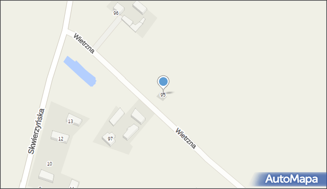 Osiedle Poznańskie, Wietrzna, 95, mapa Osiedle Poznańskie
