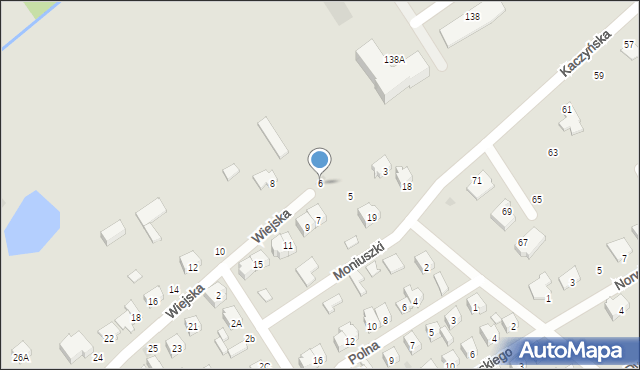 Ostrołęka, Wiejska, 6, mapa Ostrołęka