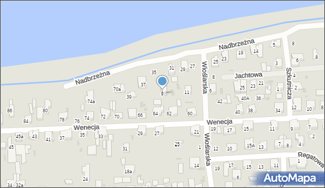 Ostrów Wielkopolski, Wioślarska, 9, mapa Ostrów Wielkopolski