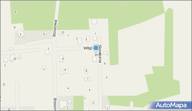 Ostrówek, Wilgi, 10, mapa Ostrówek