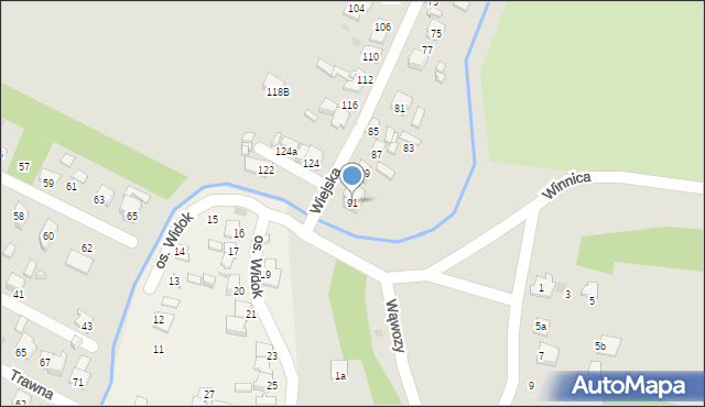 Ostrowiec Świętokrzyski, Wiejska, 91, mapa Ostrowiec Świętokrzyski