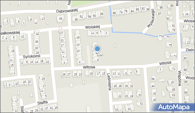 Ostrowiec Świętokrzyski, Witosa Wincentego, 8, mapa Ostrowiec Świętokrzyski