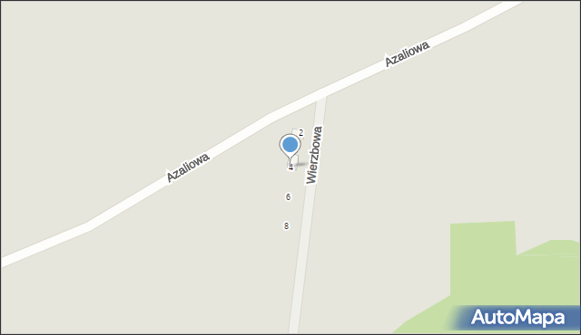 Otmuchów, Wierzbowa, 4, mapa Otmuchów