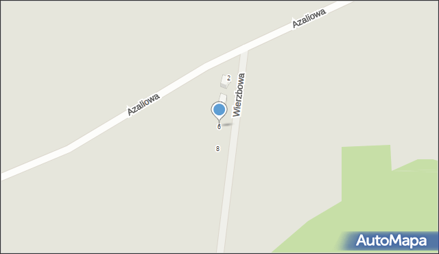 Otmuchów, Wierzbowa, 6, mapa Otmuchów