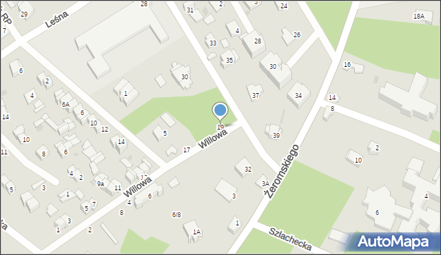 Otwock, Willowa, 19, mapa Otwock