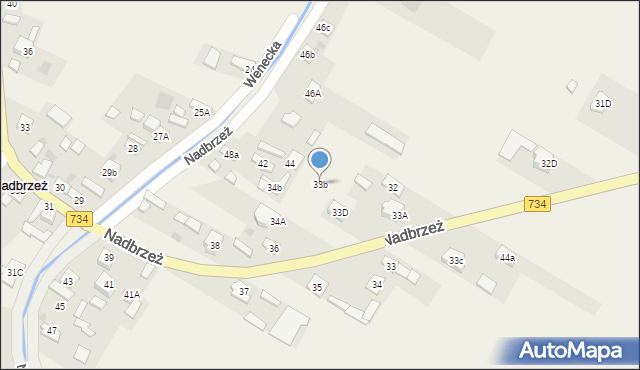 Otwock Wielki, Wiślana, 33b, mapa Otwock Wielki