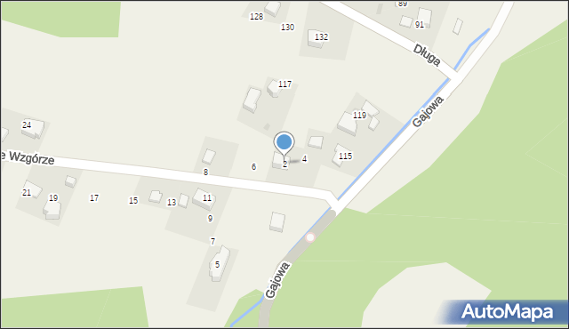 Owczary, Wichrowe Wzgórze, 2, mapa Owczary