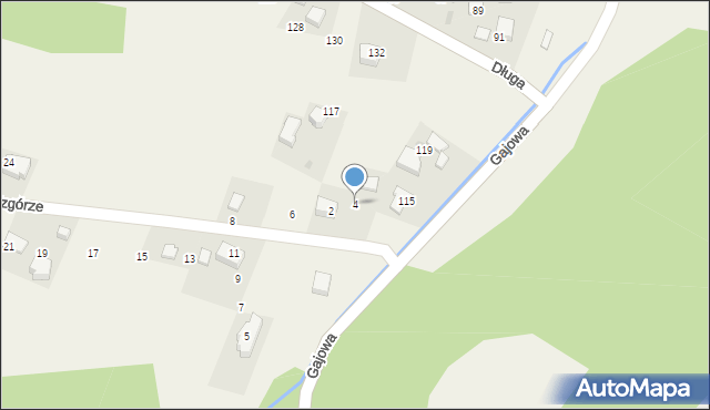 Owczary, Wichrowe Wzgórze, 4, mapa Owczary