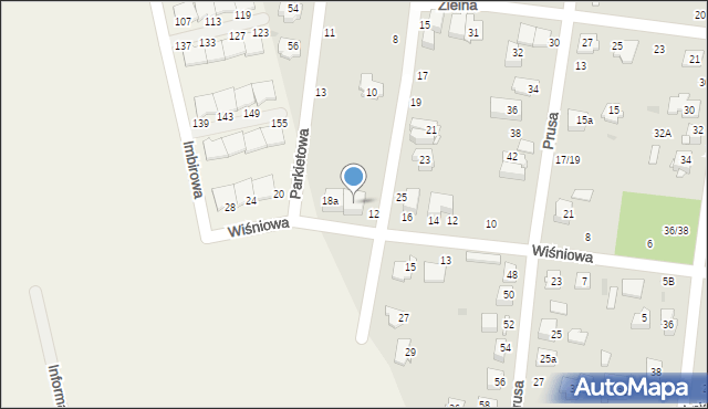 Ożarów Mazowiecki, Wiśniowa, 18, mapa Ożarów Mazowiecki