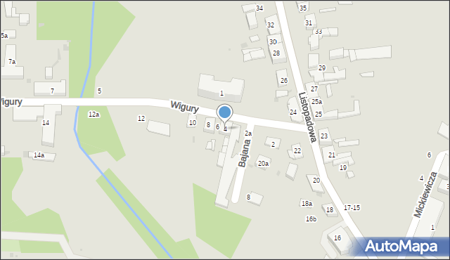 Ozorków, Wigury Stanisława, inż. pil., 4, mapa Ozorków