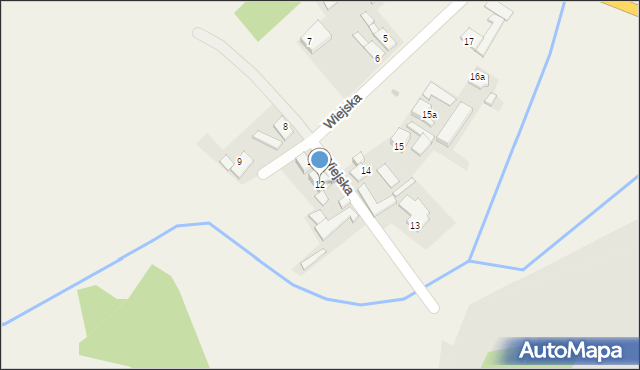 Paczynka, Wiejska, 12, mapa Paczynka