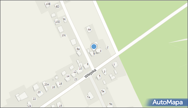 Palowice, Wiejska, 6, mapa Palowice