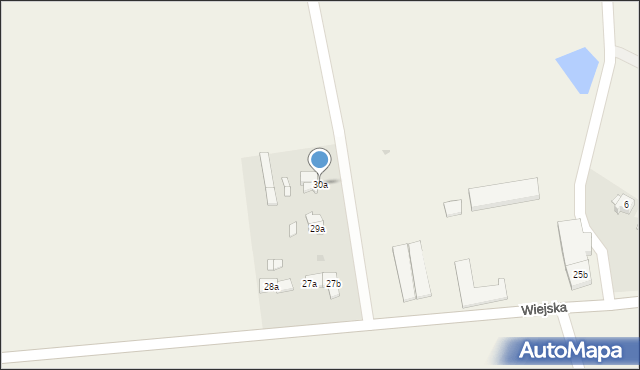 Pawłowice, Wiejska, 30a, mapa Pawłowice