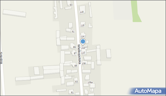 Pawłowice, Wielkopolska, 112, mapa Pawłowice