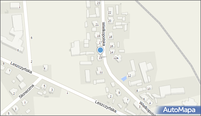 Pawłowice, Wielkopolska, 13, mapa Pawłowice