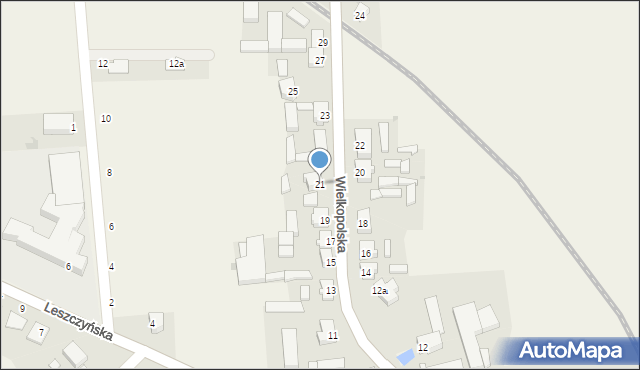 Pawłowice, Wielkopolska, 21, mapa Pawłowice