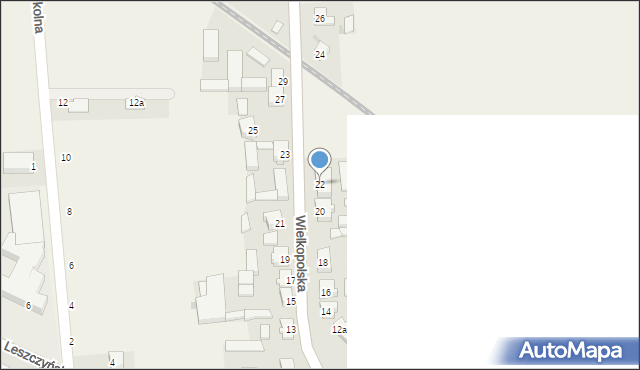 Pawłowice, Wielkopolska, 22, mapa Pawłowice