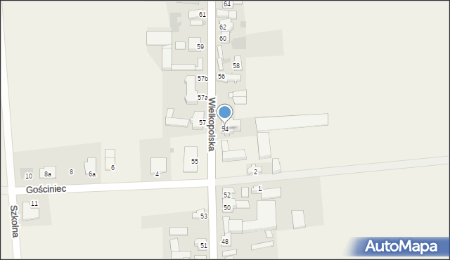 Pawłowice, Wielkopolska, 54, mapa Pawłowice