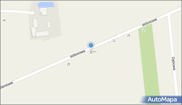 Pawłowice, Wiśniowa, 23, mapa Pawłowice