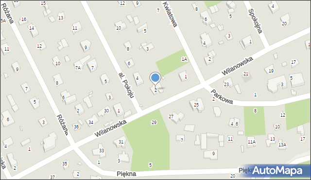 Piaseczno, Wilanowska, 28, mapa Piaseczno