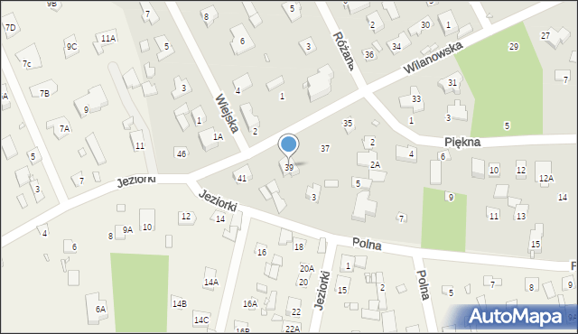 Piaseczno, Wilanowska, 39, mapa Piaseczno
