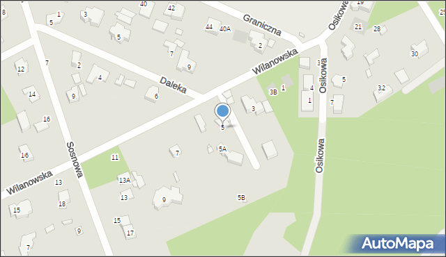Piaseczno, Wilanowska, 5, mapa Piaseczno