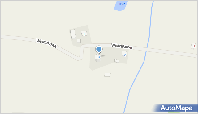 Piaseczno, Wiatrakowa, 3, mapa Piaseczno